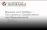 Breweries – Occupancy Classifications and Requirements · Occupancy Classifications and Requirements Dan Austin NCDOI –OSFM. ... 306.1 Factory Industrial Group F. Factory Industrial