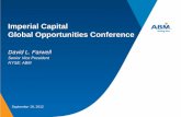 Imperial Capital Global Opportunities Conferenceinvestor.abm.com/encrypt/files?file=nasdaq_kms/assets/2016/07/25/... · margin from BES Revenue of $461.1 mil., flat compared to 2011