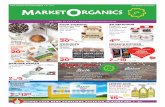 S˜ice Bulk - Market Organics · S˜ice GROUND NUTMEG CINNAMON POWDER ALLSPICE GINGER ROOT SPEARMINT bulk and spice GENUINE HEALTHFermented Vegan Protein + Bars SAVE 15% all ﬂ avours