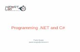 Programming .NET and C# fileVB C# C++ Compiler Assembly IL code Compiler Assembly IL code OS Unmanaged component JIT compiler Native code. 16 CLR Execution Model.NET application OS