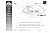 S OT OR - olivibrasyon.comolivibrasyon.com/downloads/technical/S OT OR_A-0604.pdf · tare e separare materiale sfuso e per ridurre l’attrito. I vibratori sono perfettamente indicati