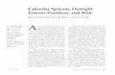 Calendar Spreads, Outright Futures Positions, and Risk · futures calendar spread is con- ... institutional investors is to allocate funds to a commodity trading advisor (CTA) or