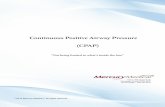 Continuous Positive Airway Pressure (CPAP) CPAP Booklet.pdf · Continuous Positive Airway Pressure, (CPAP), is the maintenance of positive pressure throughout the complete respiratory