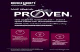 Over double the number of Level 1, 2 and 3 clinical ...exogen.com/wp-content/uploads/EXOGEN-Performance-Program-HCP-Sheet... · 16 Randomized Controlled Clinical Studies3-18 15 fresh