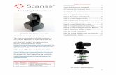 Sweep 3D Scanner V0.96 Assembly Instructions · 2 . Introduction . These assembly instructions will cover the mechanical assembly, programming and basic use of the Sweep 3D scanner