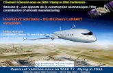 Innovative solutions - - the Bauhaus Luftfahrt viewpoint · Innovative solutions - - the Bauhaus Luftfahrt viewpoint Mirko Hornung Comment volerons-nous en 2050 / Flying in 2050 Conference.