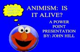 ANIMISM: IS IT ALIVE? - University of Dallasdante.udallas.edu/edu3327/Spring2003/Hill_Piaget_animism.pdf · ANIMISM: IS IT ALIVE? A POWER POINT PRESENTATION BY: JOHN HILL. JEAN PIAGET