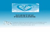 SCIENTIFIC PROGRAMME - oic.it g. Zedde, l. armandi, M. Cadeddu, g. de Candia, g. lai, r. Pirisi, l. Meloni (Cagliari) 16.40 Clinical outcome in acute coronary syndrome patients treated
