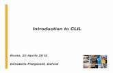 Introduction to CLIL - .Introduction to CLIL. Introduction to CLIL what is CLIL? benefits of CLIL