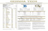 GEORGIA TECH BY THE NUMBERS GAMES 4-6: FEBRUARY … · @GTBaseball - 2 - 2019 GEORGIA TECH BASEBALL GAME NOTES GAMES 4-6 VS. UCLA FEB. 22-24 ATLANTA, GA. 2019 QUICK FACTS GENERAL