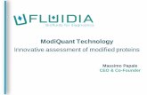ModiQuant Technology - .Massimo Papale, Biologist,PhD CEO & Co-Founder Elena Ranieri, Biologist,