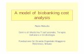A model of biobanking cost analysis - unisi.it seminari... · A model of biobanking cost analysis Paolo Rebulla Centro di Medicina Trasfusionale, Terapia Cellulare e Criobiologia