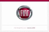 Fiat Range Price List – January 2019 - fiat.co.uk Price List January... · pages 20-23 fiat 500l pages 24-25 fiat 500l s-design pages 26-29 tipo hatchback pages 30-33 tipo station
