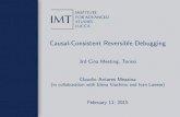 Causal-Consistent Reversible Debugginglanese/work/cina2015torino-revdeb-Mezzina.pdf · Causal-Consistent Reversible Debugging 3rd Cina Meeting, Torino Claudio Antares Mezzina (in