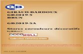 GIRAUD-BARDOUX GB2019-5 BRUN GB2019-5A Stores …giraud-bardoux.fr/pdf/GB2019-5A.pdf · GB liste de prix GB2019-5A • enrouleurs décoratifs • GIRAUD-BARDOUX • Service Central