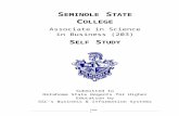 SELF-STUDY OF - Seminole State College · Web viewCollege Associate in Science in Business (203) Self Study Submitted to Oklahoma State Regents for Higher Education by SSC’s Business
