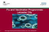 Flu and Vaccination Programmes- Leicester City 9th October Flu... · Flu and Vaccination Programmes- Leicester City ... for most people influenza infection is just a nasty experience