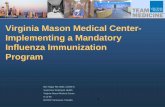 Virginia Mason Medical Center- Implementing a Mandatory ... and Events... · Virginia Mason Medical Center-Implementing a Mandatory Influenza Immunization Program. ... Runy LE. 25