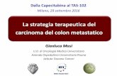 La strategia terapeutica del carcinoma del colon metastaticomedia.aiom.it/userfiles/files/doc/AIOM-Servizi/slide/20160929MI_31... · FOLFOXIRI + bevacizumab FOLFIRI + bevacizumab