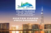 POSTER PAPER PROCEEDINGS - wtc2018.ae · 4 SELI Technologies S.r.l., via Achille Campanile 73 00144 Rome, Italy. r.ginanneschi@selitech.net ABSTRACT In the mechanized excavation of