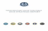 TEXAS MILITARY VALUE TASK FORCE 2018 STRATEGIC … · Captain Erik Spitzer, Commander of NASK Fort Bliss Brigadier General Mark Landes, Deputy Commanding General, 1st Armored Division