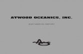ATWOOD OCEANICS, INC. - .Atwood Oceanics, Inc. and Subsidiaries. FIVE YEAR FINANCIAL REVIEW (In thousands,