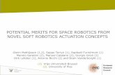 POTENTIAL MERITS FOR SPACE ROBOTICS FROM NOVEL …robotics.estec.esa.int/ASTRA/Astra2015/Presentations/Session 2A... · 20-5-2015 pag. 1 POTENTIAL MERITS FOR SPACE ROBOTICS FROM NOVEL