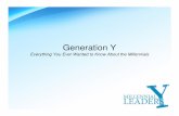 Gen Y Presentation - Millennial Leadersmillennialleaders.com/Gen_Y_Brownson.pdf · Generation Y/ Millennials/The ... How is Generation Y going to change the world? Technology (created