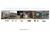 Digital Signage Collection - Peerless AV · audio visual solutions for digital signage 2 3 video wall solutions • digital menuboard kits • interactive kiosks • wireless •