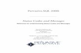 Status Codes and Messages - Novell is now Micro Focus ... · Pervasive.SQL 2000i Status Codes and Messages Reference for Understanding Status Codes and Messages Pervasive Software,
