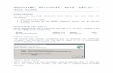 DepositMO Microsoft Word Add-in – User Guide€¦ · Web viewTo do this, start up Microsoft Word 2010 and look for a new entry along the ribbon at the top of the screen. Figure