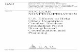 GAO-02-426 Nuclear Nonproliferation: U.S. Efforts to Help ... · Combat Nuclear Smuggling Need Strengthened Coordination and Planning GAO-02-426. Page i GAO-02-426 U.S. Assistance