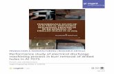 Performance study of electrical discharge machining ... · Performance study of electrical discharge ... Performance study of electrical discharge machining process in burr removal