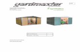 Instrukcja montażu domku na narzędzia Yardmaster 3030 x 2370ogrodosfera.pl/img/product_media/3001-4000/Instrukcja-montazu... · 5 ASSEMBLY INSTRUCTIONS . Before starting, read through