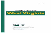 COUNTY PROFILES West Virginia - USDA · USDA, NASS, West Virginia Field Office 1900 Kanawha Boulevard, East, Charleston, WV 25305 1-800-535-7088 or 304-357-5123 Email: nass-wv@nass.usda.gov