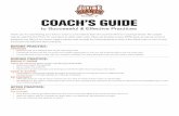 COACH’S GUIDEcontent.mlb.com/documents/3/7/2/280800372/2018_JRG_Practice_Plan... · COACH’S GUIDE to Successful ... • Familiarize yourself with the curriculum and create a game