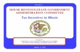 Tax Incentives in Illinois - Illinois General Assemblycgfa.ilga.gov/Upload/2014-JAN-17 HOUSE REVENUE COMMITTEE.pdf · 12 McDonald's 111 Oak Brook $27.6 Food Services 13 Exelon 129