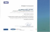  · TW SAARLAND aa SAARLAND CERTIFICATE The management system of W