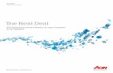 The Real Deal - Aon · 4 The Real Deal: 2015 Retirement Income Adequacy at Large Companies When will employees be able to retire with adequate retirement resources? Age 68 is …
