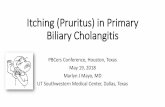 Itching (pruritus) in Primary Biliary Cholangitis · Itching (Pruritus) in Primary Biliary Cholangitis PBCers Conference, Houston, Texas May 19, 2018 Marlyn J Mayo, MD UT Southwestern