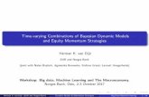 Time-varying Combinations of Bayesian Dynamic Models and ... · (joint with Nalan Ba˘sturk, Agnieszka Borowska, Stefano Grassi, Lennart Hoogerheide) Workshop: Big data, Machine Learning