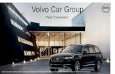 Volvo Car Group - student/utbildningsområden/PED... · Graduated from Chalmers 1983 Started directly at Volvo Cars: Climate Testing Service Product Planning Project Management •
