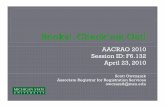 AACRAO 2010 Session ID: F6.132 April 23, 2010 · AACRAO 2010 Session ID: F6.132 April 23, 2010 Scott Owczarek Associate Registrar for Registration Services owczare6@msu.edu
