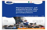 Relocation of applicants for international protection - easo.europa… · Relocation of applicants for international protection Information leaflet for Italy EN ‘What is relocation?’