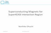 Superconducting Magnets for SuperKEKB Interaction Region · SC magnet system of the SuperKEKB IR 2. Main quadrupole magnets 3. Correctors and leak field cancel coils 4. Compensation