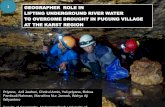 GEOGRAPHERS ROLE IN LIFTING … ROLE IN LIFTING UNDERGROUND RIVER WATER TO OVERCOME DROUGHT IN PUCUNG VILLAGE AT THE KARST REGION Priyono, Arif Jauhari, Choirul Amin, Yuli priyana,
