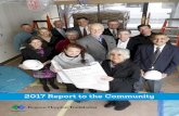 2017 Report to the Community - Regions Hospitalhp/@public/... · KEEVAN KOSIDOWSKI Vice President Regions Hospital Foundation JOHN SULLIVAN 2016 Chair Regions Hospital Foundation.