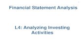 L4: Analyzing Investing Activities - WordPress.com Current Asset Introduction Classification Current (Short-term) Assets Noncurrent (Long-term) Assets Resources or claims to resources