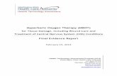 Hyperbaric Oxygen Therapy (HBOT)1].pdf · Hyperbaric Oxygen Therapy (HBOT) for Tissue Damage, Including Wound Care and Treatment of Central Nervous System (CNS) Conditions ... patients