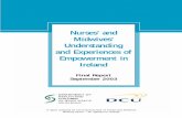 Nurses’ and Midwives’ Understanding and Experiences of ... · AGUS LEANAÍ A report prepared for the Empowerment of Nurses and Midwives ...